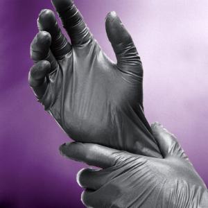 SHADOW® Black Nitrile Exam Gloves, 6mil SHADOW® Black Nitrile Exam Gloves, 6mil